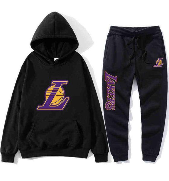 

men039s tracksuits autumn winter fashion men039s women039s sports suits team printing hoodie set couples tracksuit hooded6902091, Gray