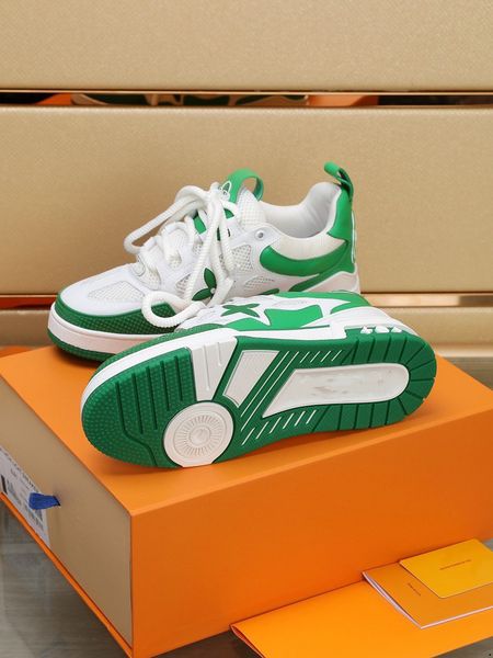 

2023 designer virgil trainer casual shoe sneakers black white panda fashion low shoe platform leather sloe rubber men women outdoor walking
