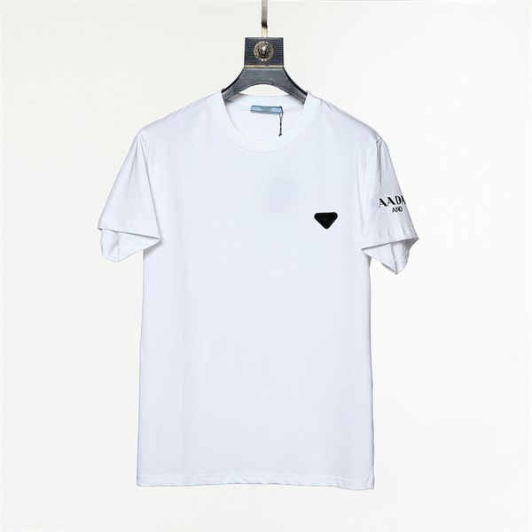 

2023 year latest fashions mens new designer knitwear t shirts mens designer short sleeve t shirts 02, White;black