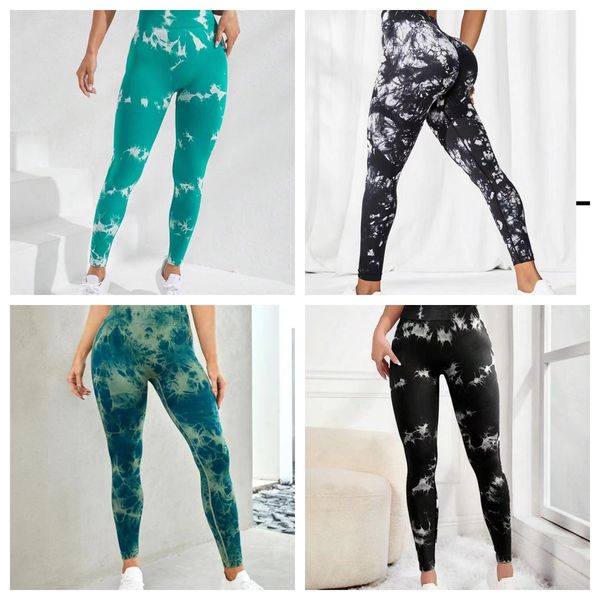 

women tie dye fitness pant scrunch butt yoga leggings, White;red