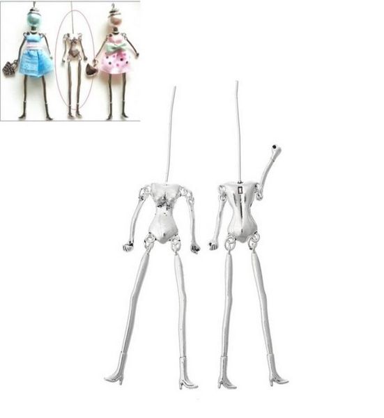 

zinc alloy charms jewelry necklace pendants human body fit diy doll silverbronze tone color20pcs8819456, Bronze;silver