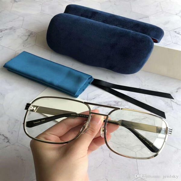 

0428o pilot sunglasses for women men gold clear lenses 61mm sonnenbrille occhiali da sole mens sunglasses glasses with box256i, White;black