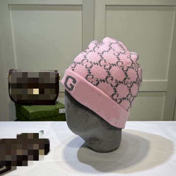 

designer beanie skull caps winter hats knit hat casquette luxe for men women fall/winte wool warm letter g high quality, Blue;gray
