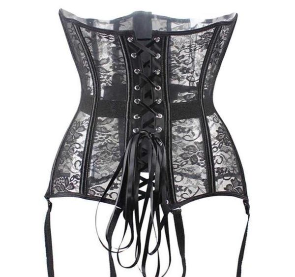 

up bustier black lace corselet steampunk corset plastic bone corsets and bustiers plus size corset for women4877191