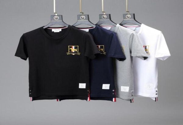 

new men women tshirts fashion summer short sleeve classic puppy embroidery clothes casual t shirt 41834982381635, White;black
