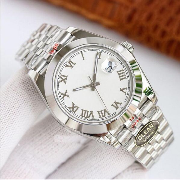 

vintage watch clasic man watchs mens luxury watches wristwatch sapphire movement 3235 cleanfactory perfectwatch 41mm jubilee strap-10, Slivery;brown