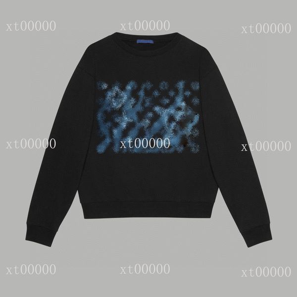 

mens designer sweaters hoodies famous hip hop men women hoodie street cotton loose fit sleeve sweatshirt womens casual round neck long sweat, Black;brown