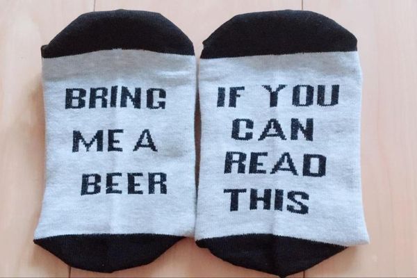 

if you can read this bring me a beer socks man custom dress socks make your own socks3885737, Black