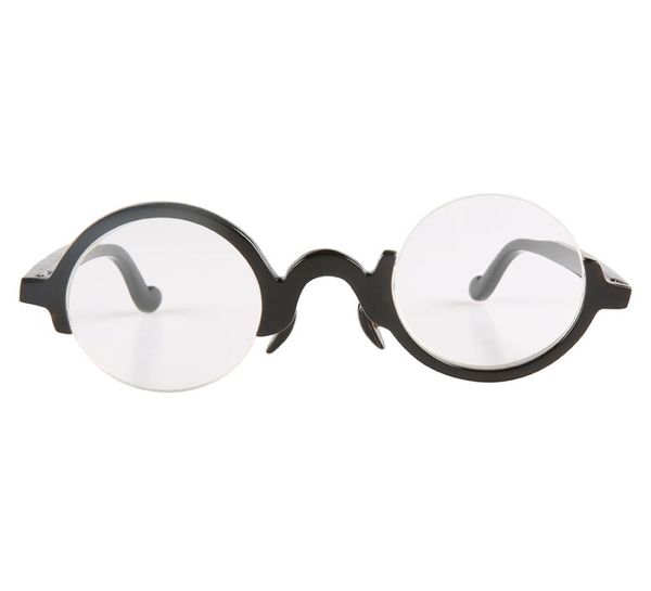

odd asymmetrical half round semicircle arc buffalo horn frame semirim glasses reading eyeglasses optical spectacles horn sunglass2261748