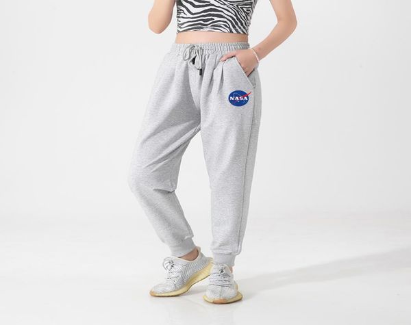 

summer autumn winter usa nasa pants trousers casual drawstring sweatpants men women jogger s028595408, Black