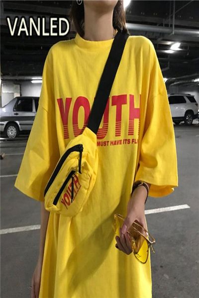 

summer street fashion leer print short sleeve oneck loose tshirt woman suit242q5119275, White