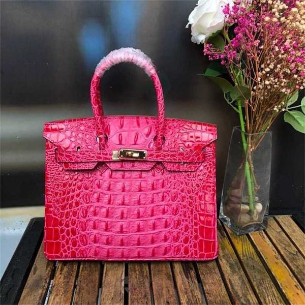 

luxury crocodile birkin handbag totes handmade crocodile birkin fashion 5a quality fashion layerqq handmade with logo36sv