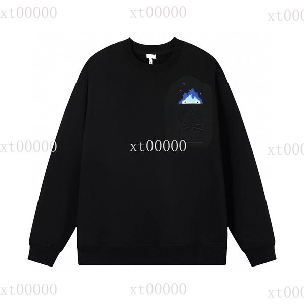 

mens designer sweaters hoodies famous hip hop men women hoodie street cotton loose fit sleeve sweatshirt womens casual round neck long sweat, Black;brown