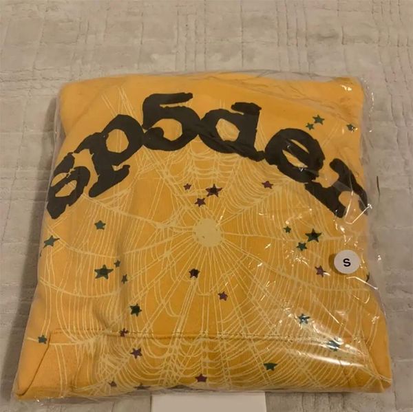 

23fw puff print hoodie men women yellow pullover hoodies sweatshirt1608718, Black;brown