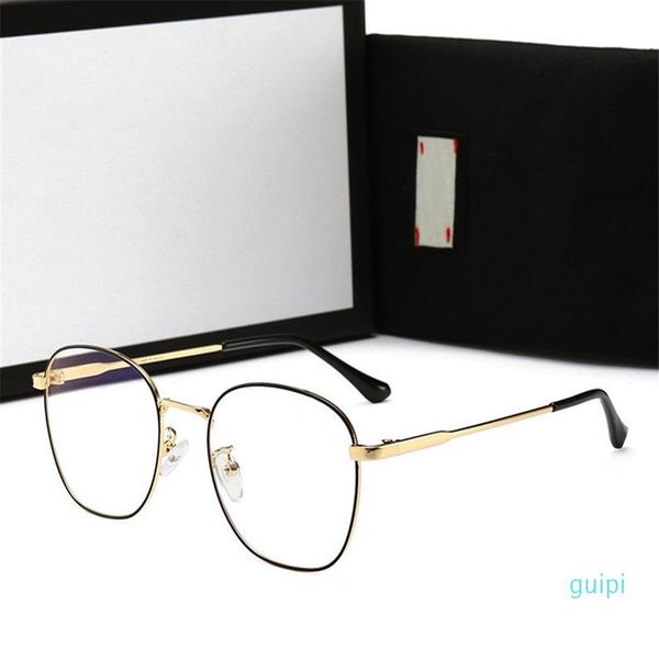 

mens woman glasses adumbral sunglasses for man womens plain anti- blue light glass with box256w, White;black