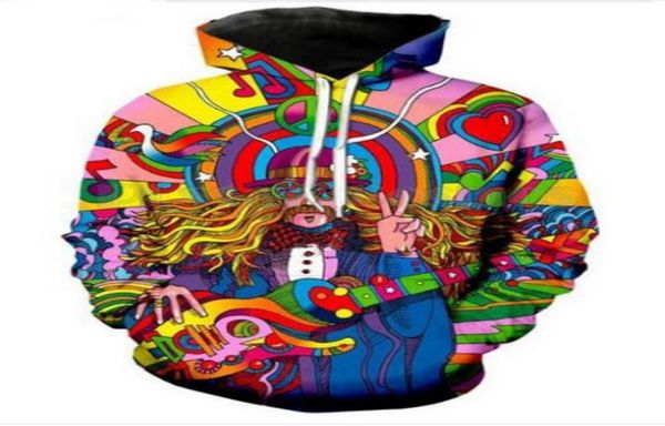 

out fashion streetwear 3d hd print casual hippie musician hoodies sweatshirts men women hoodie jacket coat lms0734271327, Black