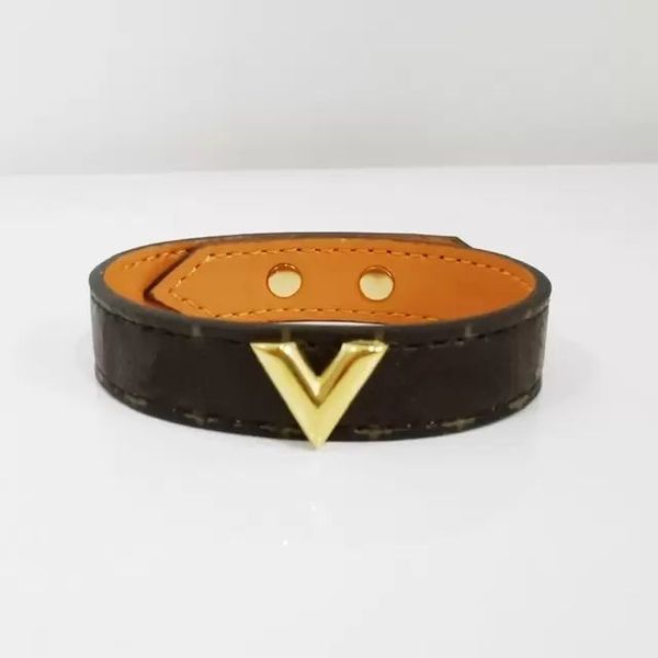 

designer bracelet leather bracelet fashion lock bracelet classic jewelry designer bracelet flat brown brand metal for men and women lovers j, Black