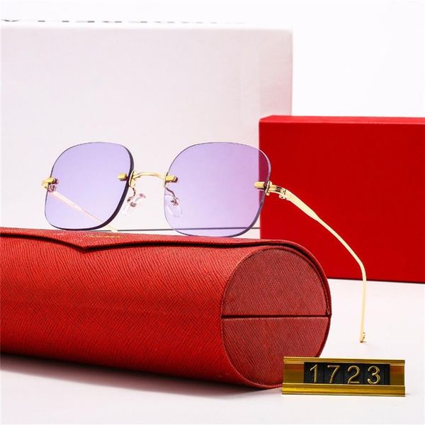

designer sunglasses cleef mens women frame sun glasses men women original variety of colors carti van 02244i, White;black