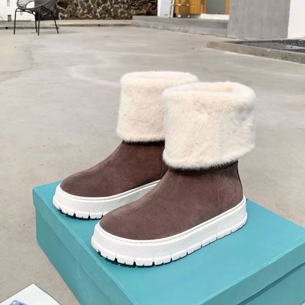 

fashion women winter snow boots beautiful designer comfortable work short bootss vintage fur beautiful shoes and martins, Black