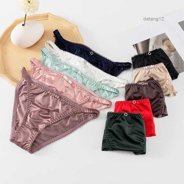 

3pcs gauze lace panties transparent candy colors panty thong cotton briefs underwear knickers bikini thin comfort no trace erotic lingerie a, Black;pink