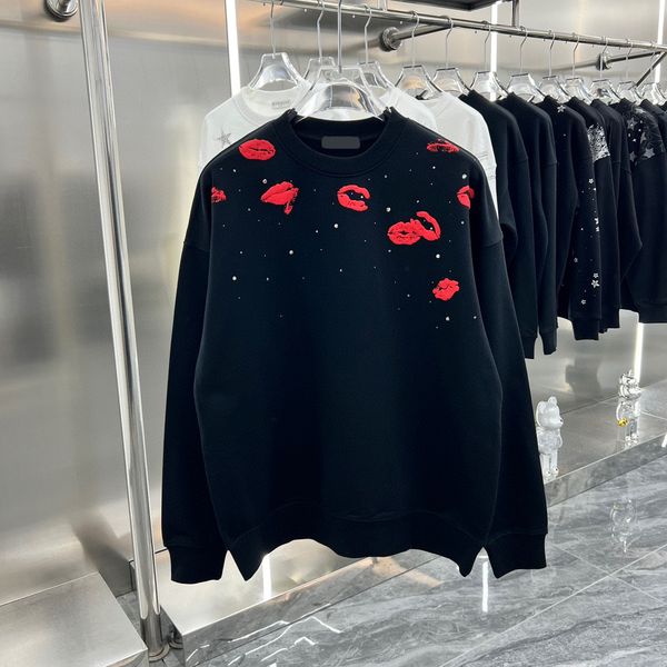 

men's plus size sweaters hoodies in autumn / winter acquard knitting machine e custom jnlarged detail crew neck cotton 2ed, Black;brown