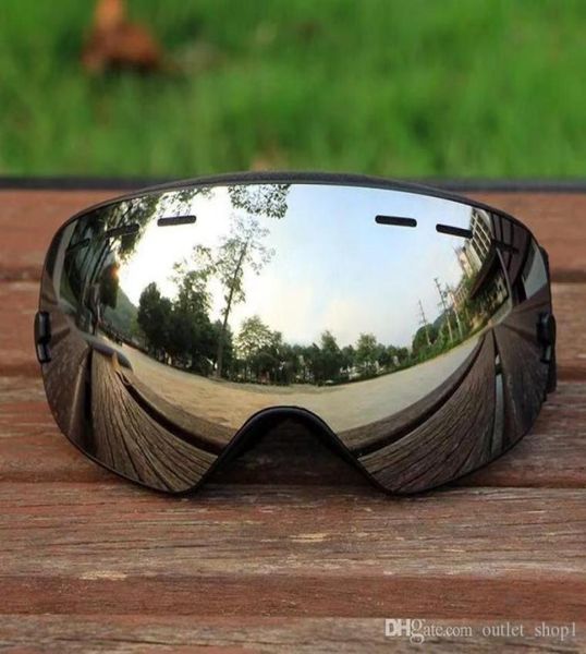 

ski goggles eyewear large spherical double layers uv400 antifog big ski mask men women skiing glasses snow snowboard goggles wint5475274