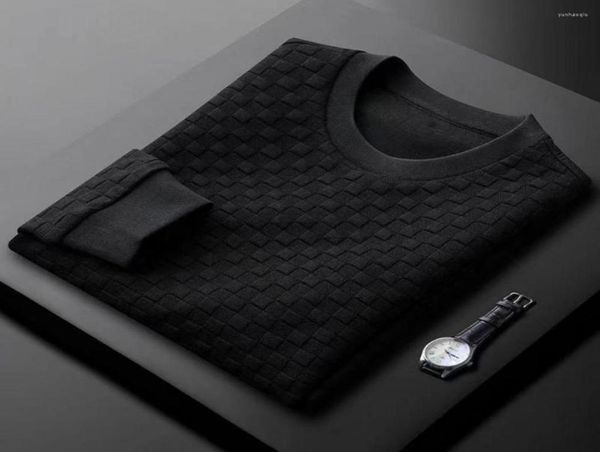 

men039s tracksuits 1 set trendy men sports suit twopiece outfit o neck daily wear crew drawstring2151034, Gray