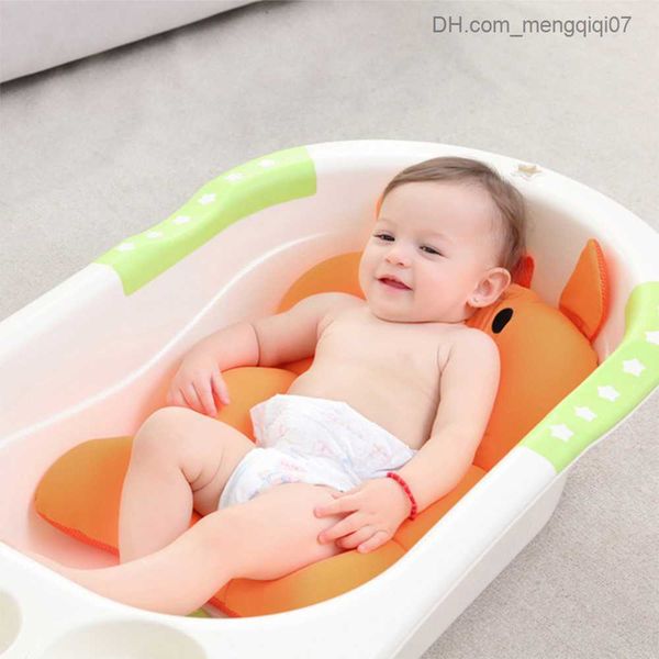 

bathing tubs seats baby shower portable air cushion baby mattress anti slip bathtub cushion floating newborn safety bathtub folding support