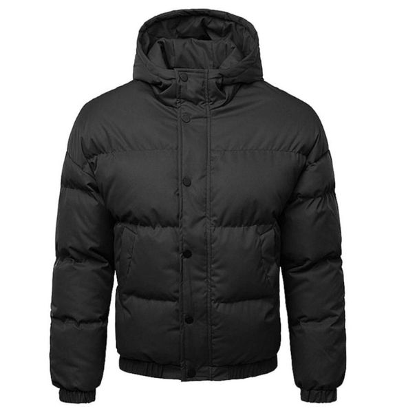 

men boys warm hooded winter zipper large size coat outwear jacket doudoune homme chamarras para hombre 45n22 f2560084, Black