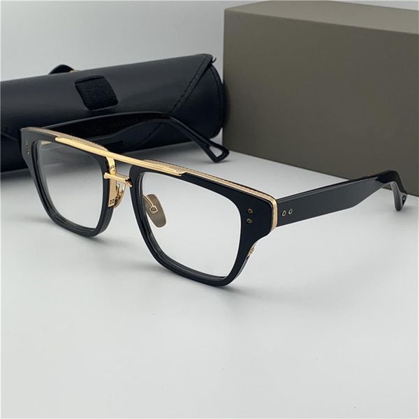

vintage brand designer mens eyeglasses fashion eye transparent glasses clear lentes myopia prescription optical spectacle frames w277k, White;black