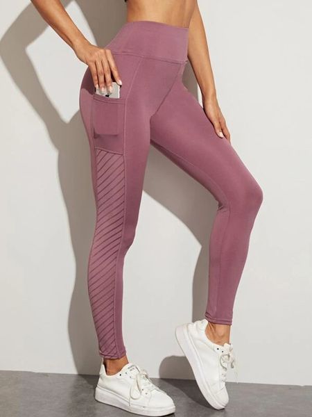 

women's leggings women seamless pink legging sport women fitness pocket legging fashion femme high waist gym leggings yoga clothing dro, Black