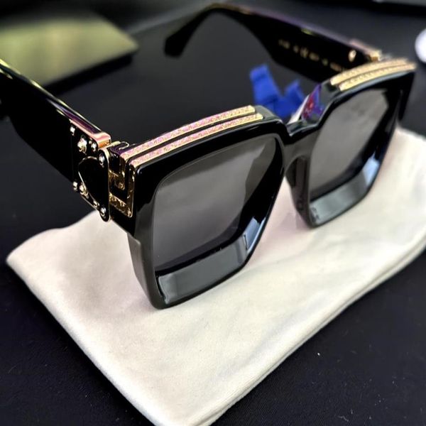 

2023 millionaires sunglases men women full frame vintage designer millionaire 1 1 sunglasses men millionaire black made in ita2424, White;black