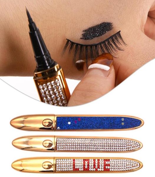 

eyeliner selfadhesive eyelash pencil waterproof false glue liquid pen makeup cosmetic1567831