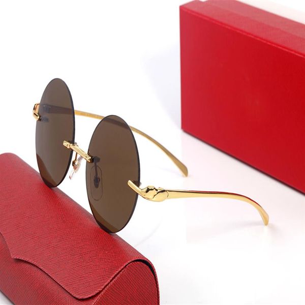 

designer sunglasses leopard head driving sunshade glasses leisure luxury with original box women rectangle goggle mixed color mult277u, White;black