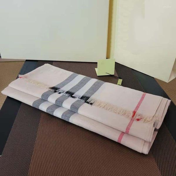 

designer scarves scarf luxury high-end soft thick classic plaid printed men's and women's fashion suits essential for winter warmt, Blue;gray