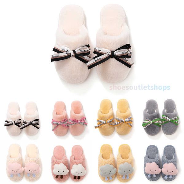 

women slippers winter fur for pink brown black grey snow slides indoor house fashion outdoor girls ladies furry slipper flats629 ry