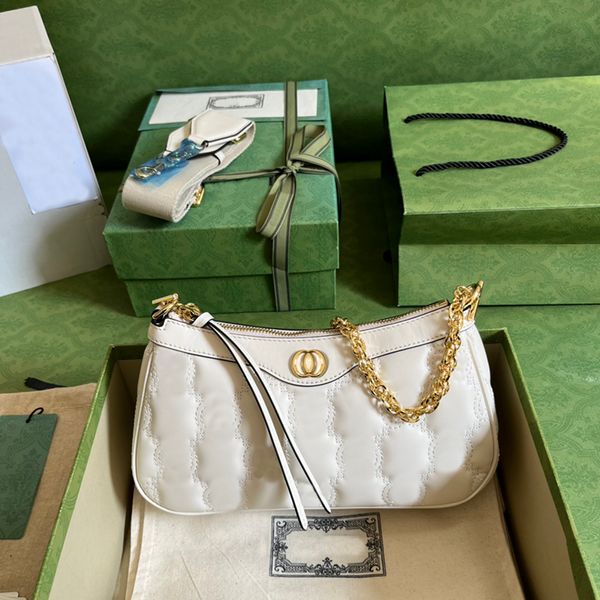 

designer crossbody bag 25cm matelasse shoulder bags 10a genuine leather underarm bags lady handbag 735049 with box g079
