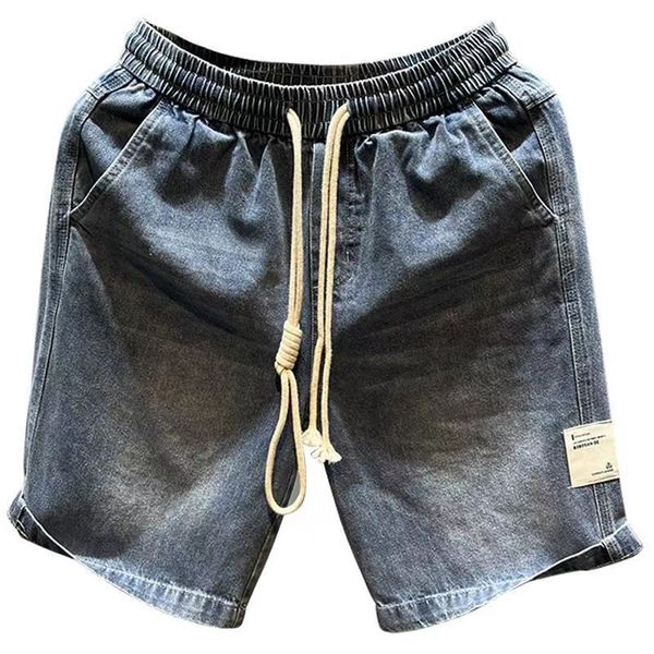 

2023 new high street hip hop jeans shorts, Blue