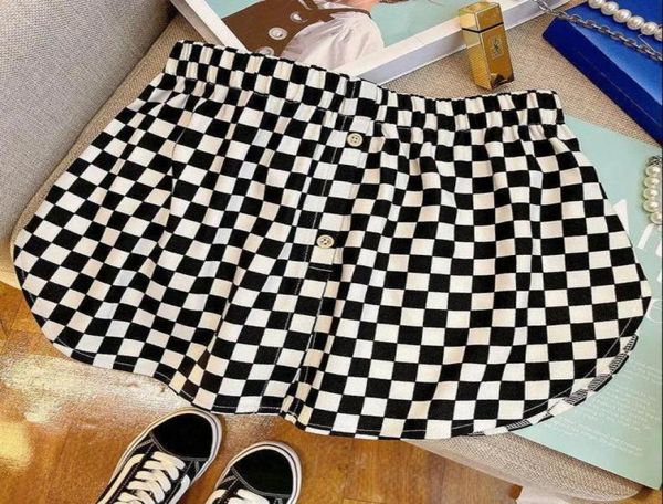 

skirts fashion black and white plaid fake shirt detachable underskirt women tail blouse hem cotton extender mini skirtskirts2434280