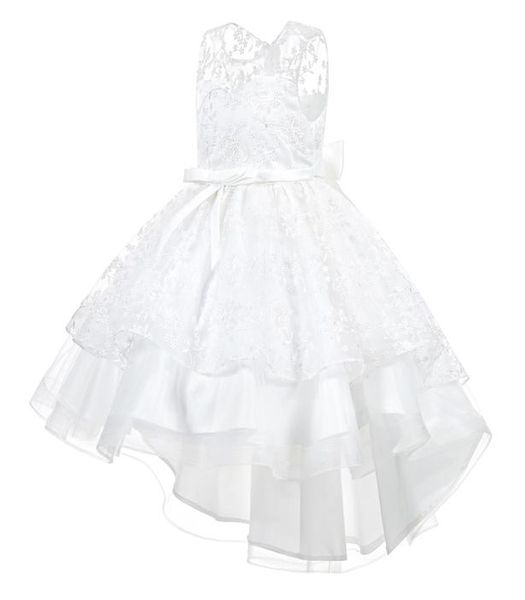 

girls039 dresses fashion princess children039s skirt trend breathable lace mesh flower embroidery clothing 12434659369, White;blue
