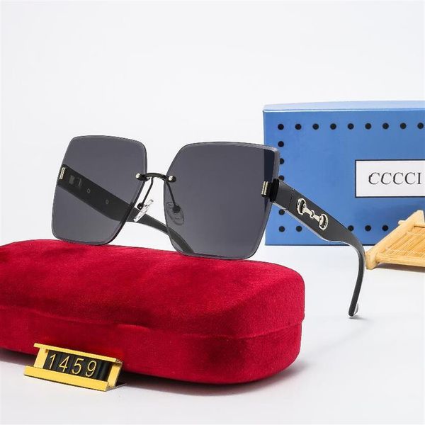 

brand designer sunglasses women men designer good quality fashion metal oversized vintage female male uv400 271a, White;black