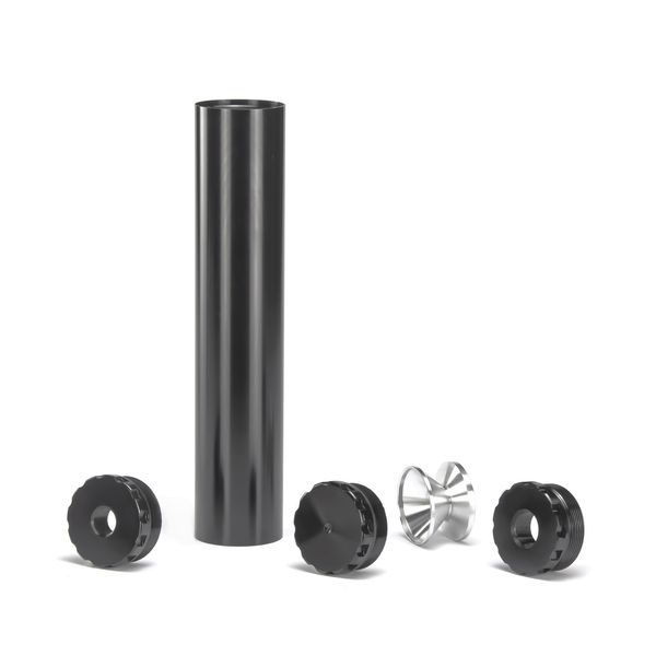 

1.75"od 9"l aluminum 7075 tube cups d cell k cups 2 end cap 1/2-28 and 5/8-24 solvent trap for napa 4003 wix 24003 car use
