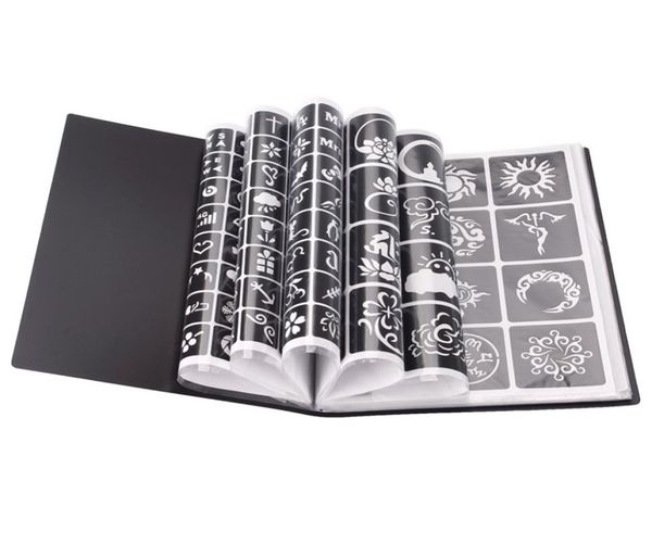 

17 sheet 264 maps professional waterproof henna tattoo templates temporary glitter airbrush hand finger drawing 242095 2203256574971