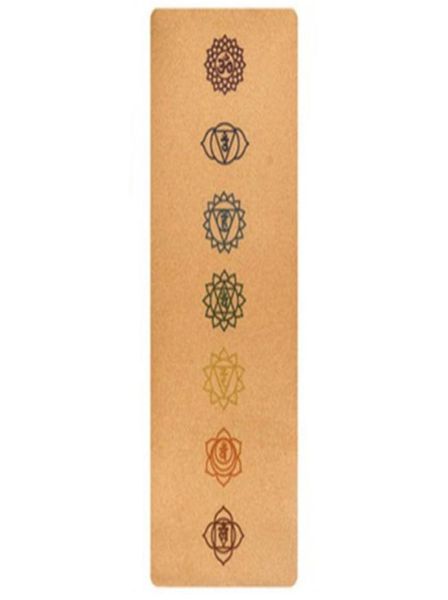 

183x68cm natural cork fitness gym sports mats pilates exercise pads nonslip yoga mats 5mm absorb sweat odorless9647481