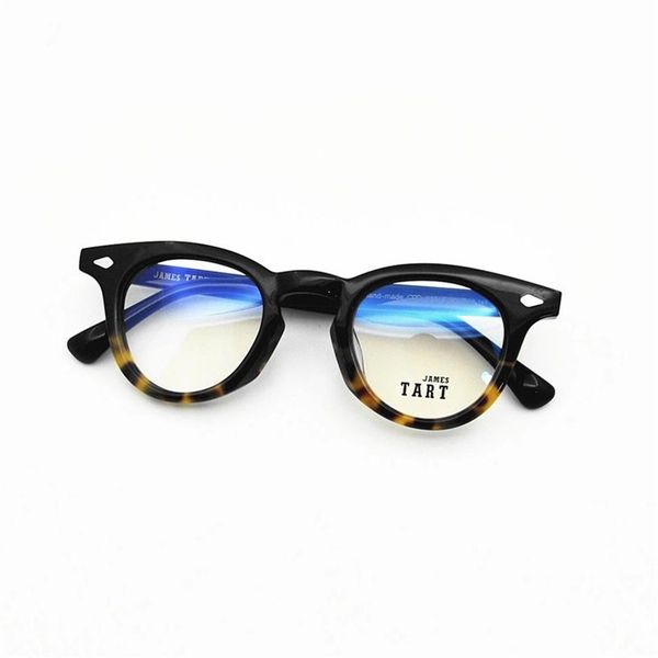 

215 new popular optical glasses vintage classic plate round clear lens frame glasses trend avant-garde eyewear come with advanced 299d, White;black