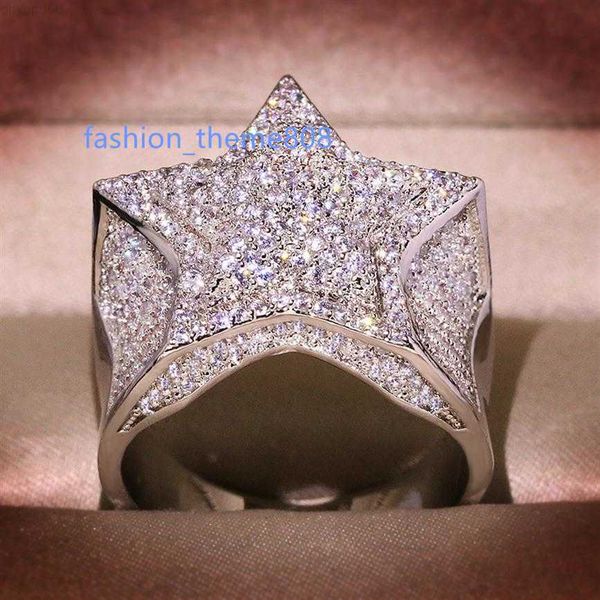 

s925 sterling 2 carats natural moissanite ring for women hip-hop men anillo silver 925 jewelry rings de bizuteria235j