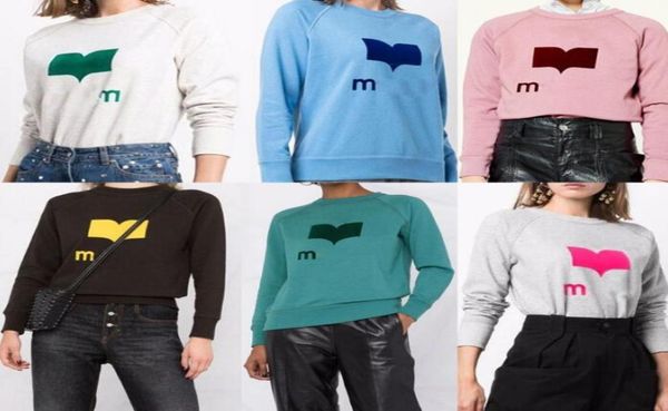 

women 21isa mar sweatshirts pullovers autumn winter cotton flocking print casual oneck loose terry sweatshirt2327392, Black