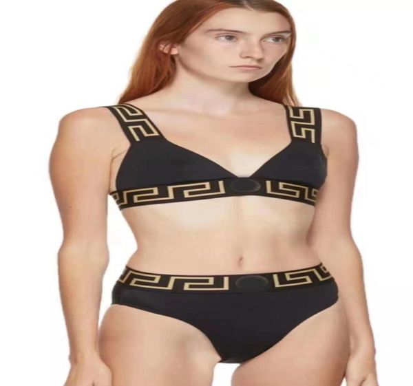 

bikinis women bikini sets designer swim suit bikini womens swims letter printed split swimsuit strappy womans biki set038822838, White;black
