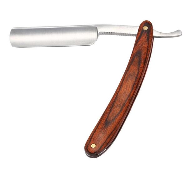 

antique men039s straight cut carbon steel folding razor retro barber beard throat shaving pearwood handle male3135172