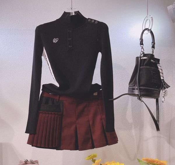 

master bunny golf women039s leaky shoulder sweater 2206236150975, Black;blue